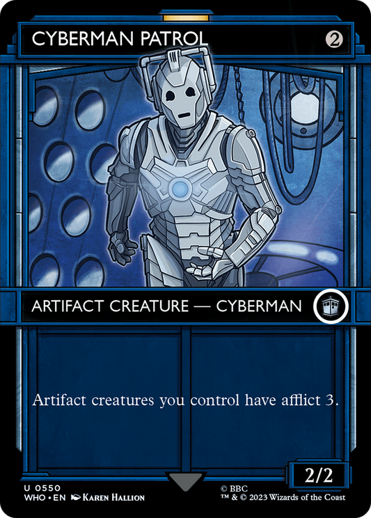 Cyberman Patrol (Showcase) (WHO-550) - Doctor Who: (Showcase) (Borderless)
