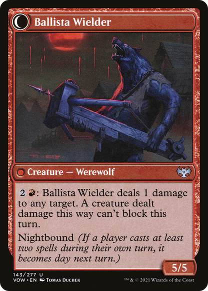 Ballista Watcher (VOW-143) - Innistrad: Crimson Vow: (Double Faced Transform) Foil
