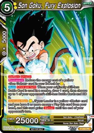 Son Goku, Fury Explosion (Deluxe Pack 2025 Vol.2) (P-692) - Promotion Cards