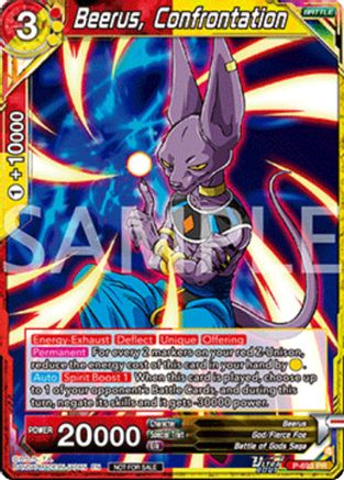 Beerus, confrontation (Deluxe Pack 2025 Vol.2) (P-693) - Promotion Cards