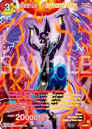 Beerus, confrontation (Alternate Art) (Deluxe Pack 2025 Vol.2) (P-693) - Promotion Cards Foil