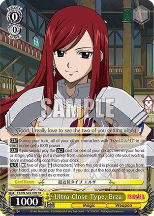 Ultra Close Type, Erza (FT/EN-S02-009 U RE) - Fairy Tail Chronicle Set