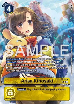Arisa Kinosaki (Digimon Liberator Debuggers Set) (ST19-14) - Starter Deck 19: Fable Waltz Foil