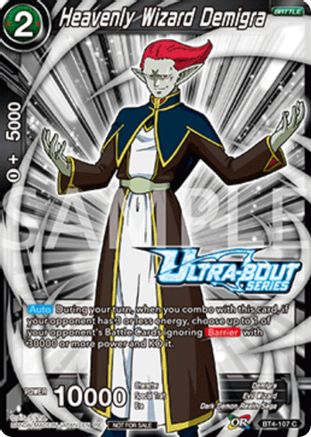 Heavenly Wizard Demigra (Event Pack 17) (BT4-107) - Promotion Cards