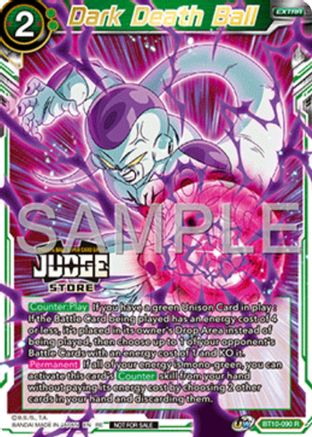 Dark Death Ball (Judge Pack Vol.17) (Store) (BT10-090) - Judge Promotion Cards Foil