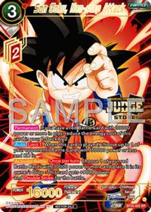 Son Goku, Non-stop Attack (Judge Pack Vol.17) (Store) (BT25-005) - Judge Promotion Cards Foil
