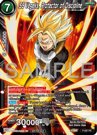 SS Vegeks, Protector of Discipline (Tournament Pack Vol.12) (P-687) - Tournament Promotion Cards