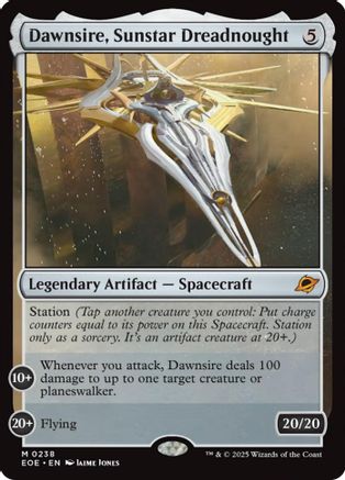 Dawnsire, Sunstar Dreadnought (EOE-238) - Edge of Eternities Foil