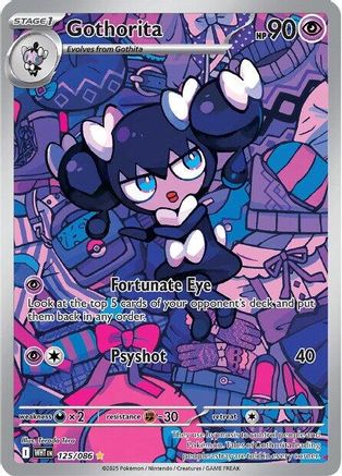 Gothorita 122/086  - Holofoil SV White Flare - Illustration Rare