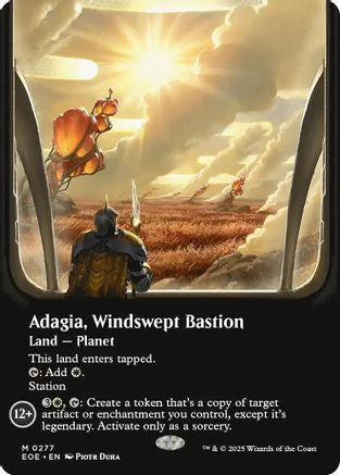 Adagia, Windswept Bastion (Borderless) (EOE-277) - Edge of Eternities Foil