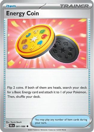 Energy Coin 079  - Reverse Holofoil SV Black Bolt - Uncommon