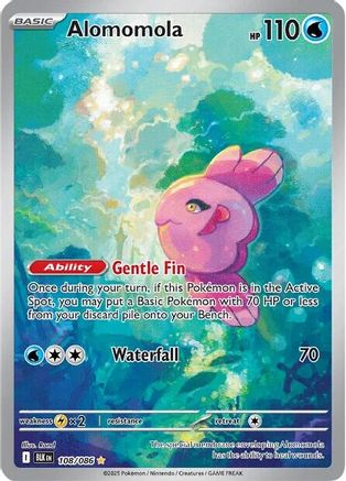 Alomomola 112/086  - Holofoil SV Black Bolt - Illustration Rare