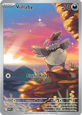 Vullaby 144/086  - Holofoil SV Black Bolt - Illustration Rare