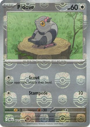 Pidove 073/086  - Holofoil SV Black Bolt - Common