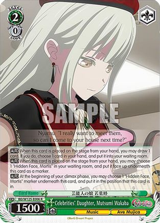 Celebrities' Daughter, Mutsumi Wakaba (BD/W125-E006 R) - MyGO!!!!! x Ave Mujica