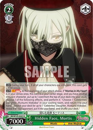 Hidden Face, Mortis (BD/W125-E007 R) - MyGO!!!!! x Ave Mujica