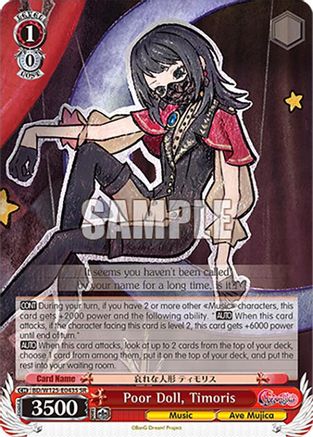 Poor Doll, Timoris (SR) (BD/W125-E043S SR) - MyGO!!!!! x Ave Mujica