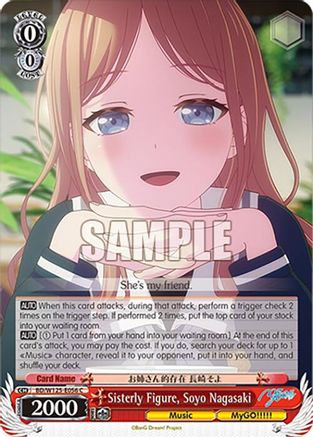 Sisterly Figure, Soyo Nagasaki (BD/W125-E056 C) - MyGO!!!!! x Ave Mujica