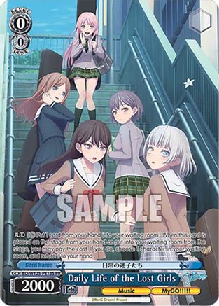Daily Life of the Lost Girls (PR) (Foil) (BD/W125-PE13S) - MyGO!!!!! x Ave Mujica