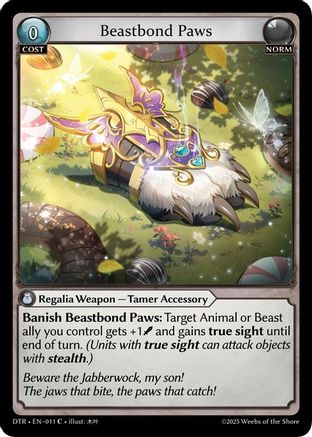 Beastbond Paws (011) - Distorted Reflections Foil