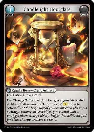 Candlelight Hourglass (012) - Distorted Reflections Foil