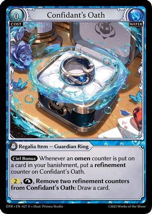Confidant's Oath (027) - Distorted Reflections Foil