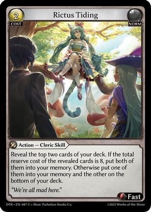 Rictus Tiding (087) - Distorted Reflections Foil