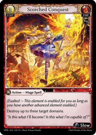 Scorched Conquest (134) - Distorted Reflections Foil