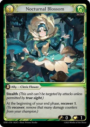 Nocturnal Blossom (182) - Distorted Reflections Foil