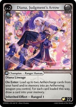 Diana, Judgment's Arrow (7) - Distorted Reflections Starter Decks