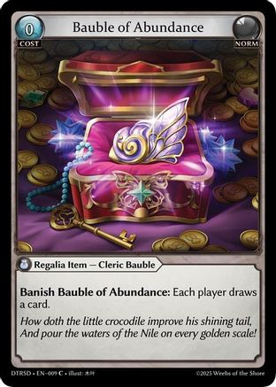 Bauble of Abundance (9) - Distorted Reflections Starter Decks