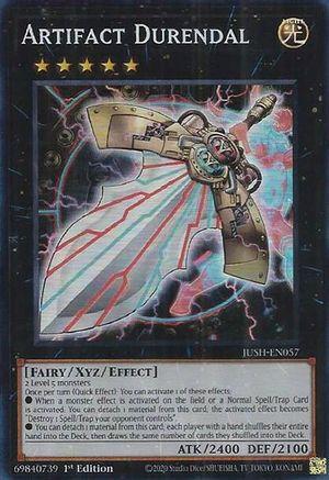 Artifact Durendal (Super Rare) (JUSH-EN057) - Justice Hunters 1st Edition