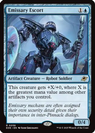 Emissary Escort (PPEOE-056) - Promo Pack: Edge of Eternities Foil