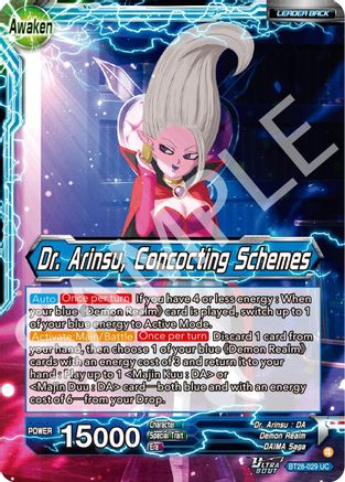 Dr. Arinsu // Dr. Arinsu, Concocting Schemes (BT28-029) - Prismatic Clash Foil