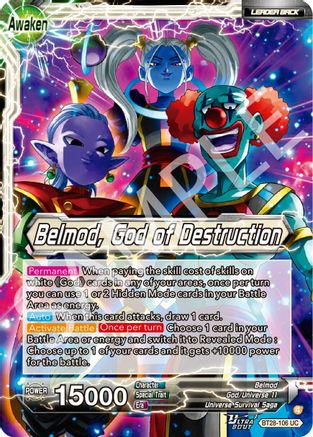 Belmod // Belmod, God of Destruction (BT28-106) - Prismatic Clash