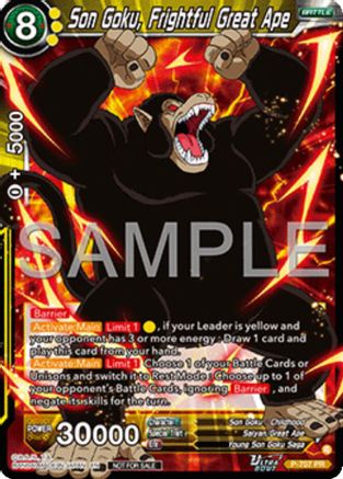 Son Goku, Frightful Great Ape (Ultra-Bout Series Tournament Pack Vol.13) (P-707) - Tournament Promotion Cards