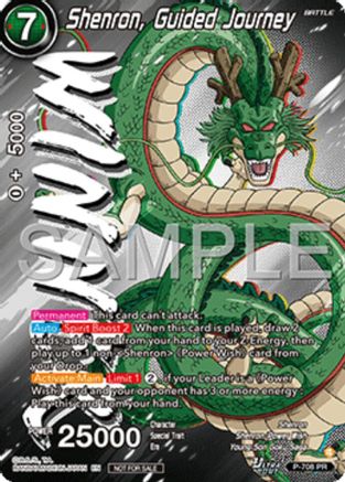 Shenron, Guided Journey (Ultra-Bout Series Tournament Pack Vol.13) (Winner) (P-708) - Tournament Promotion Cards Foil