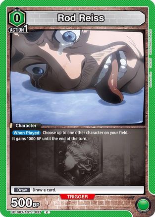 Rod Reiss (UE10BT/AOT-1-037) - UE10BT Attack on Titan