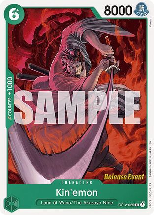 Kin'emon (OP12-025) - Legacy of the Master Release Event Cards