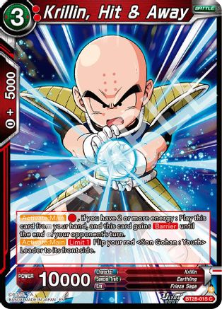 Krillin, Hit & Away (BT28-015) - Prismatic Clash