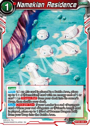 Namekian Residence (BT28-026) - Prismatic Clash Foil