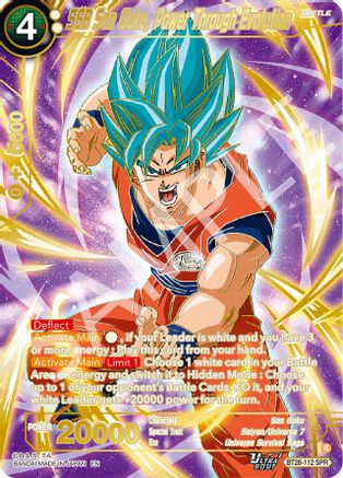 SSB Son Goku, Power Through Evolution (SPR) (BT28-112) - Prismatic Clash Foil