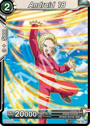 Android 18 (BT28-120) - Prismatic Clash Foil