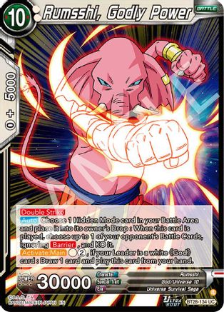 Rumsshi, Godly Power (BT28-134) - Prismatic Clash Foil