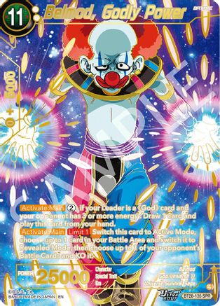 Belmod, Godly Power (SPR) (BT28-135) - Prismatic Clash Foil