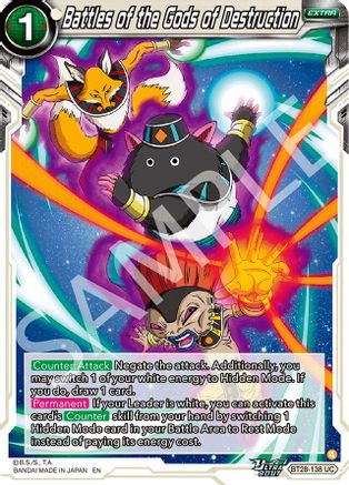 Battles of the Gods of Destruction (BT28-138) - Prismatic Clash Foil