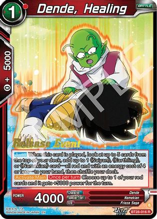 Dende, Healing (BT28-016) - Prismatic Clash Release Event Foil