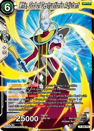 Whis, God of Destruction’s Adjutant (P-696) - Promotion Cards Foil