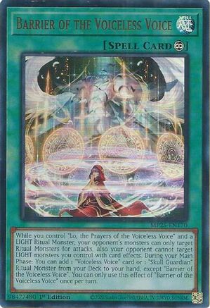 Barrier of the Voiceless Voice (MP25-EN170) - 2025 Mega-Pack 1st Edition