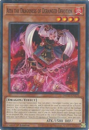 Aiza the Dragoness of Deranged Devotion (MP25-EN370) - 2025 Mega-Pack 1st Edition